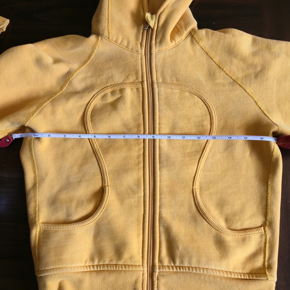 Yellow Lulu Lemon Scuba Sweater